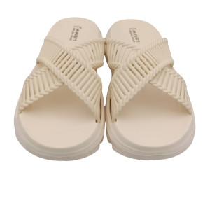 2433 Cream Sandal Women