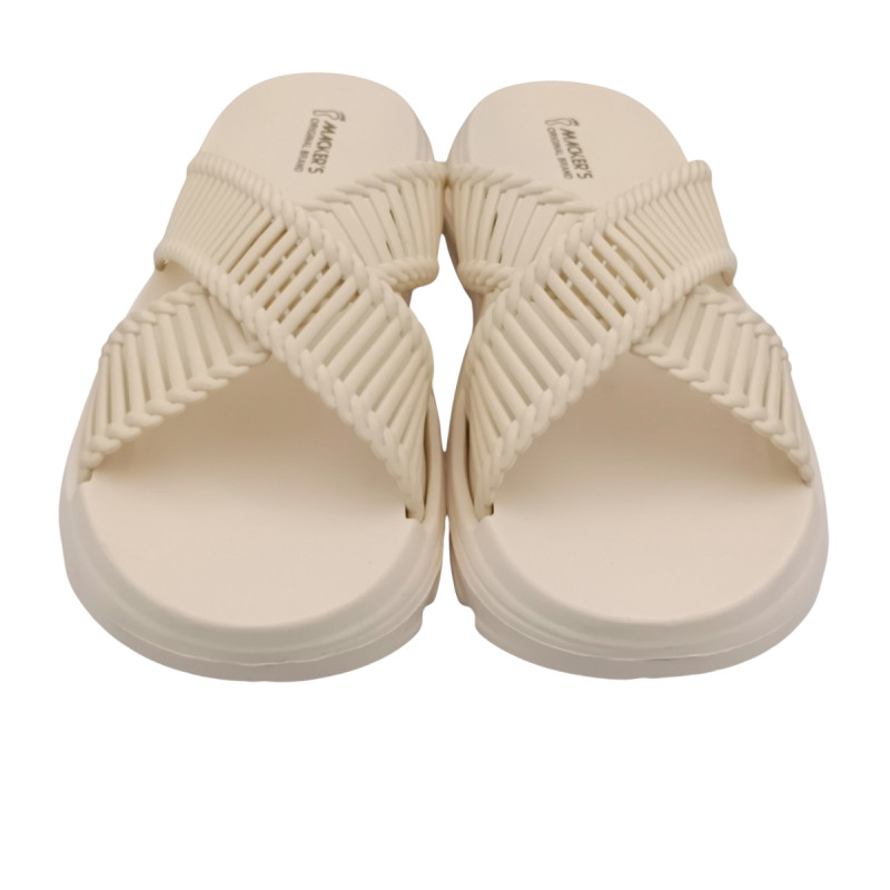 2433 Cream Sandal Women