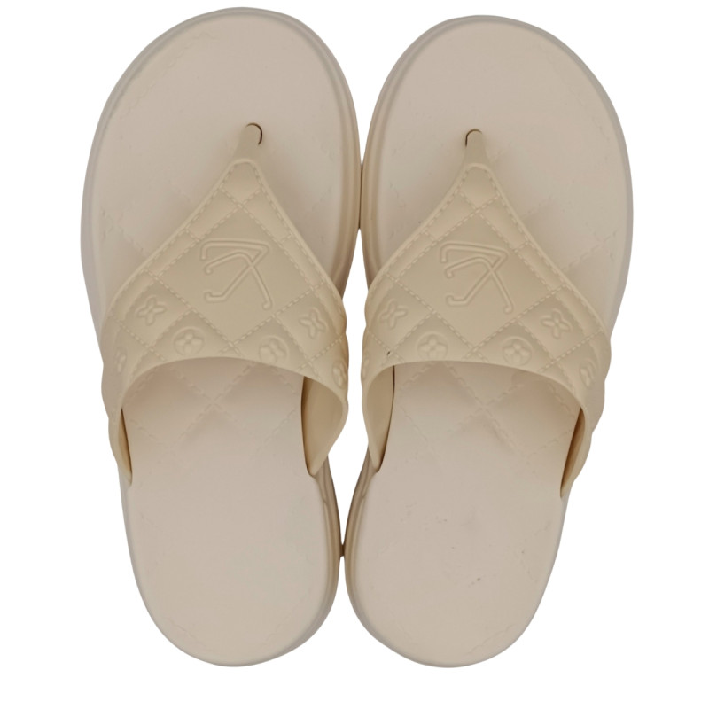 2501-1 cream sandal ladies